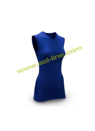 Womens Sleeveless Royal Compression Shirts